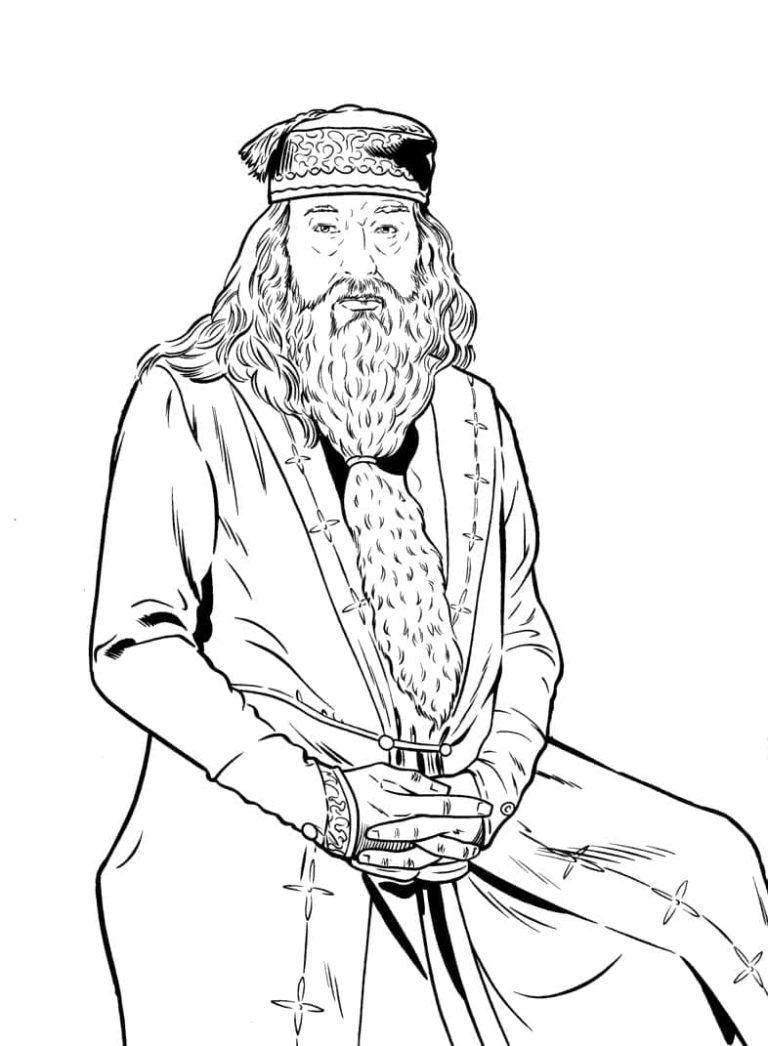 Coloring pages Harry Potter (150 pieces). Print A4 | WONDER DAY ...