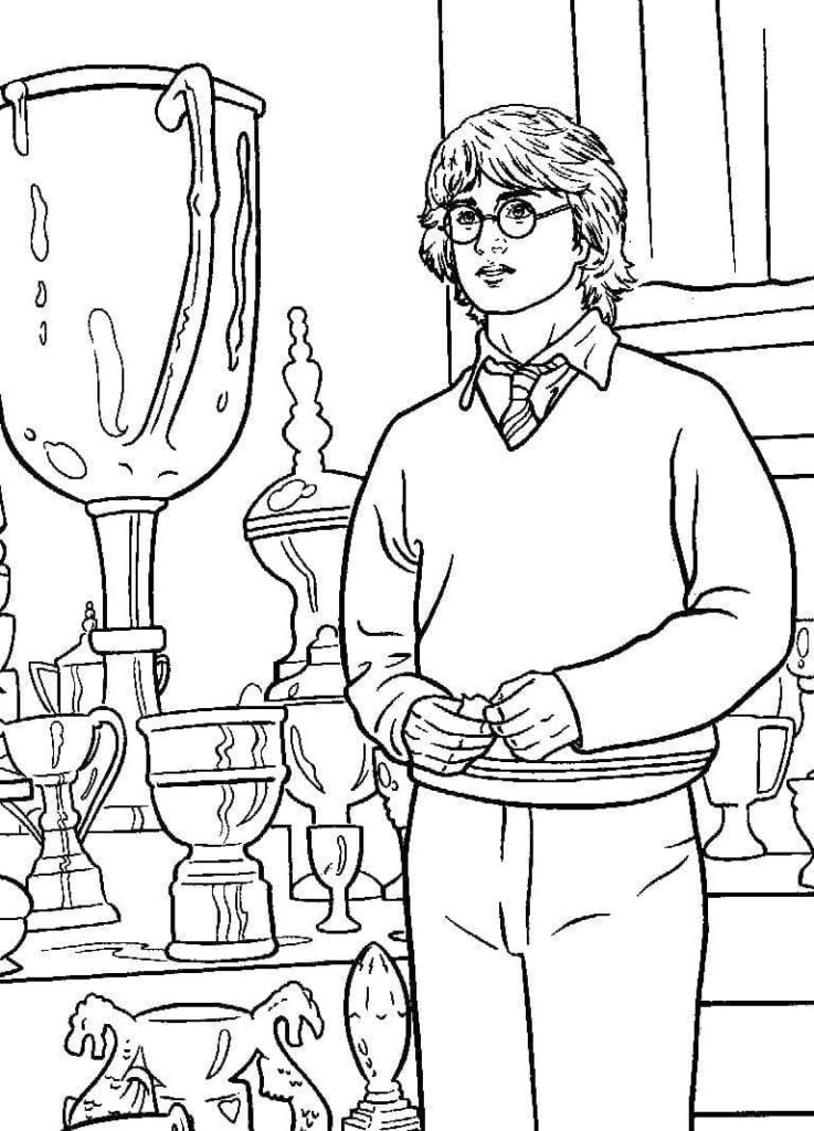 150 Desenhos de Harry Potter para colorir. Imprimir A4