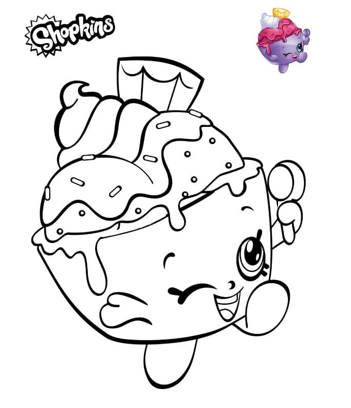 Desenhos de Sorvete para Colorir (90 Peças). Imprima gratuitamente