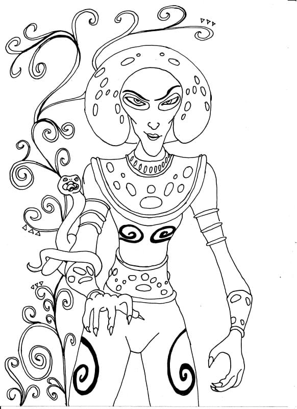 Coloring pages Mia and Me. Download and Print for Free
