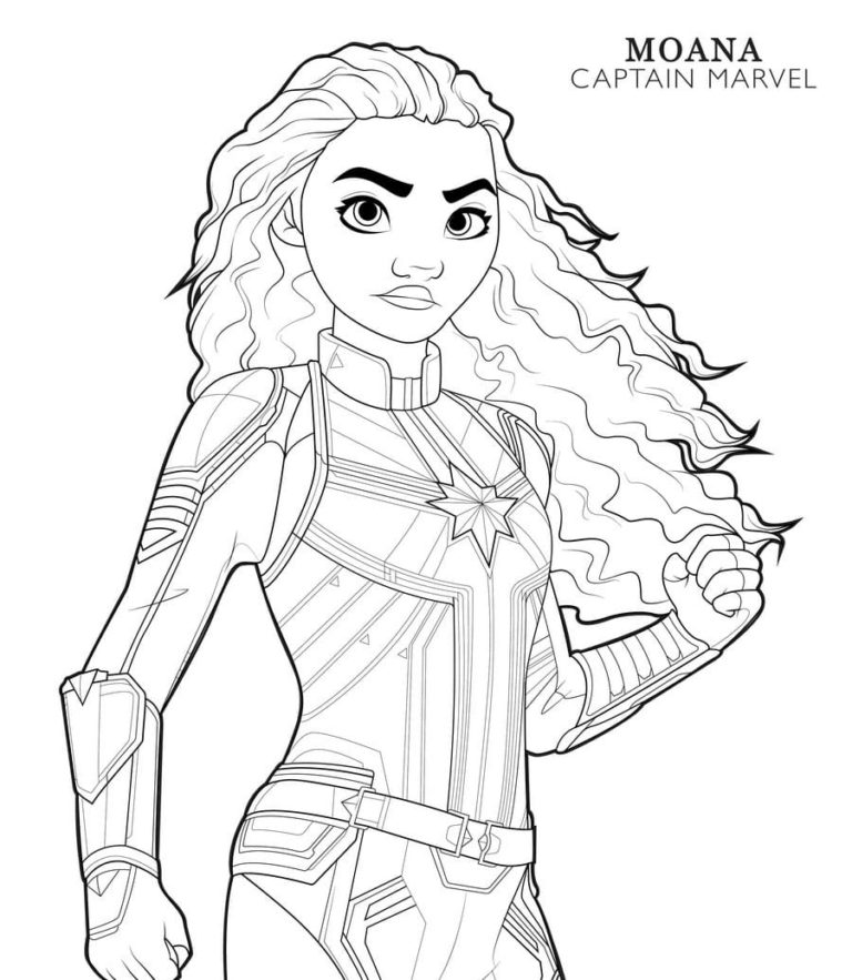 Coloriage Vaiana. Télécharger et Imprimer gratuitement