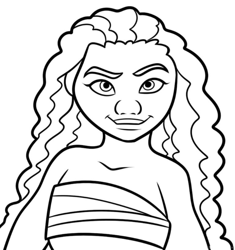 Dibujos De Moana Para Colorear Descargue E Imprima Gratis