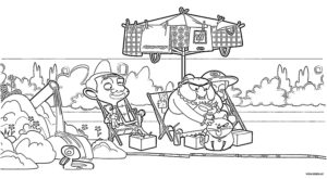 Mr Bean Coloring Pages. Print For Free (50 pieces)