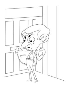 Mr Bean Coloring Pages. Print For Free (50 pieces)