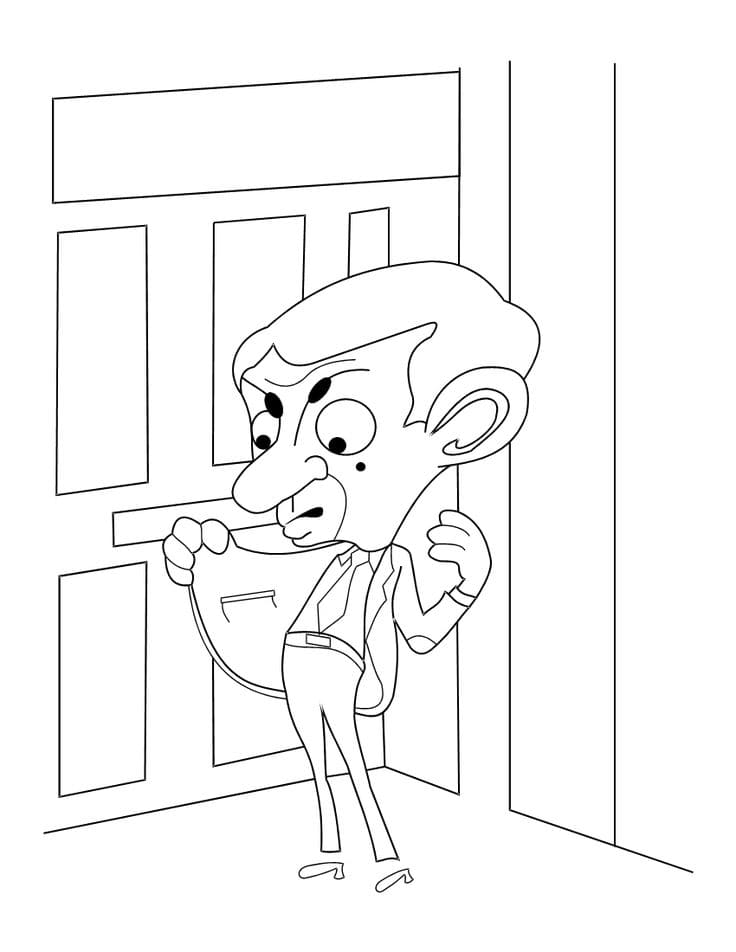 Malvorlagen Mr Bean. Kostenlos drucken (50 Stück)