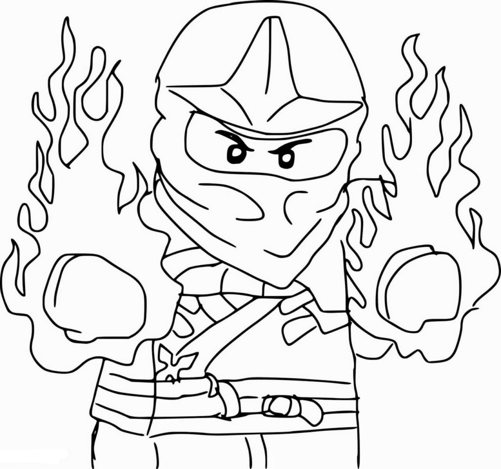 Coloriages Lego Ninjago (100 Pièces). Imprimer gratuitement A4