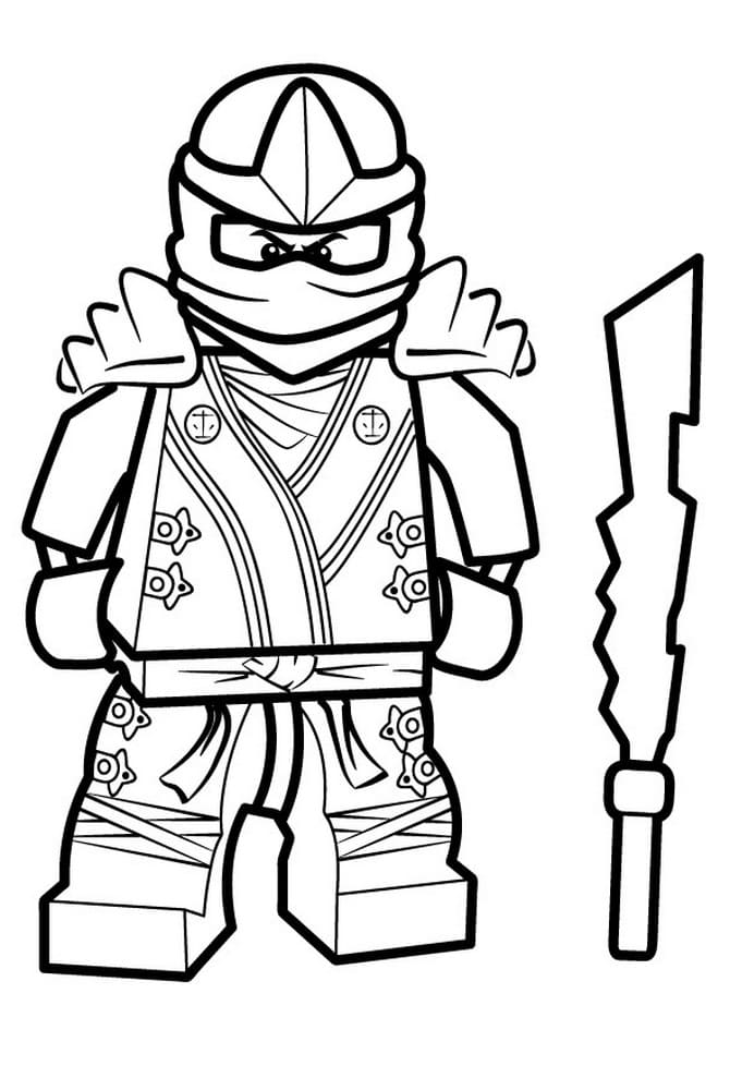 banner national flag harmonisk LEGO Ninjago Coloring Pages (100 Pieces). Print for Free A4