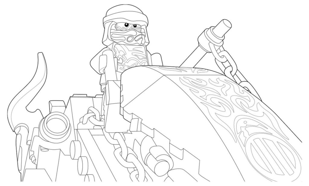 lego ninjago vehicle coloring pages