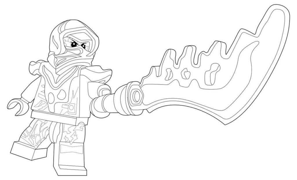 Dibujos de Lego Ninjago para Colorear (100 Piezas). Imprima gratis A4