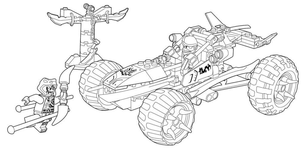  Group Ninjago Coloring Pages Car  Best Free