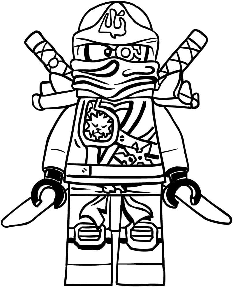 LEGO Ninjago Coloring Pages 20 Pieces. Print for Free A20