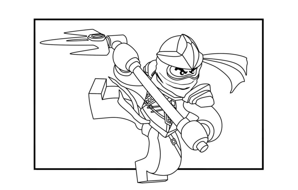 LEGO Ninjago Coloring Pages (100 Pieces). Print for Free A4