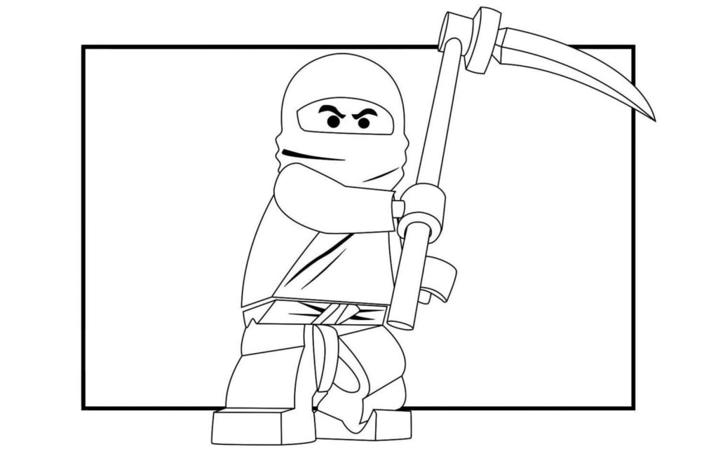 Coloriages Lego Ninjago (100 Pièces). Imprimer gratuitement A4