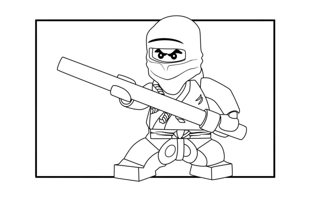 Disegni di Lego Ninjago da colorare (100 Pezzi). Stampa gratis A4