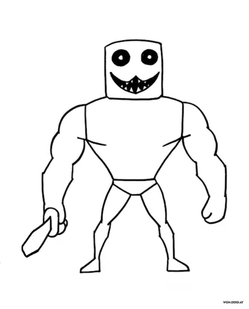 Roblox Robot Coloring Pages