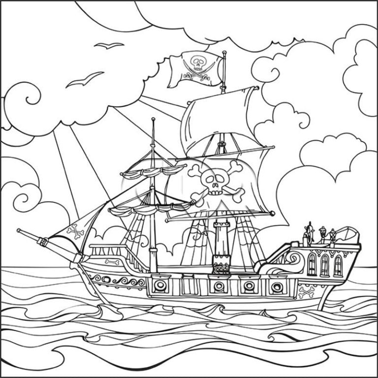 Schatz ahoi! Eine nostalgische Reise mit dem PLAYMOBIL Piratenschiff (und kostenlose Ausmalbilder!)