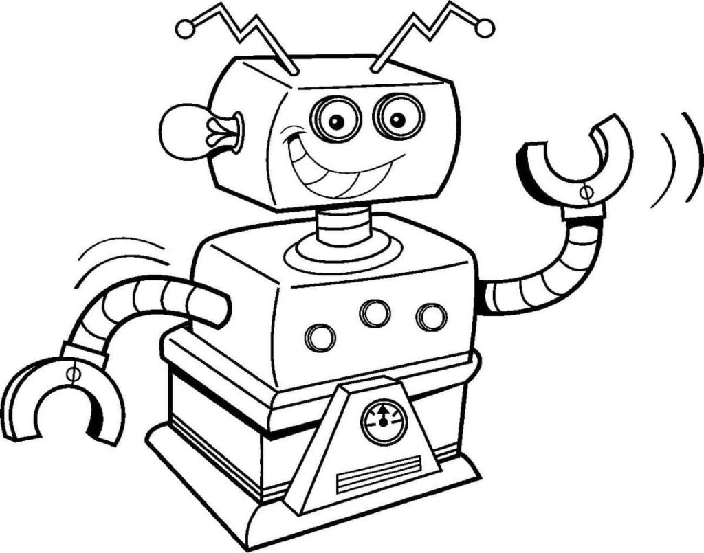 Desenhos de Robôs para colorir. Imprima gratuitamente