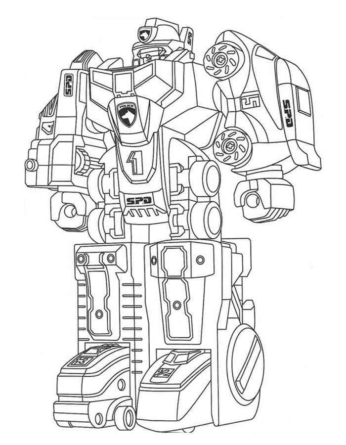 Desenhos de Robôs para colorir. Imprima gratuitamente