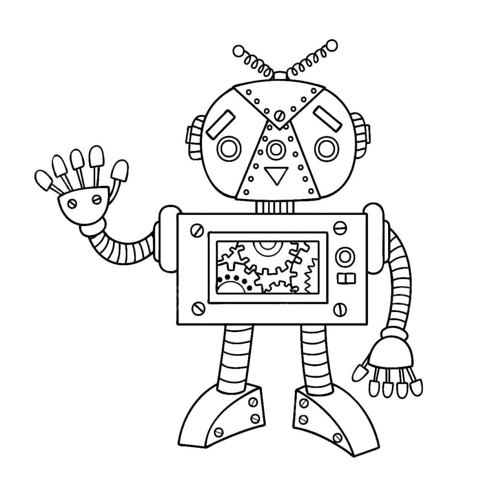 Coloring Pages Robots. Print for free a large collection