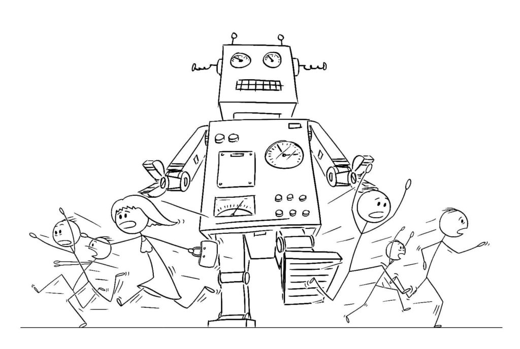 Раскраски Роботы. Распечатайте Мега крутую коллекцию А4