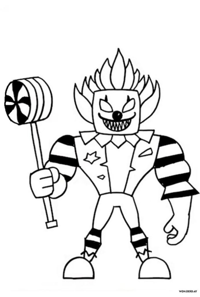 Desenhos de Zobie Roblox para Colorir e Imprimir 