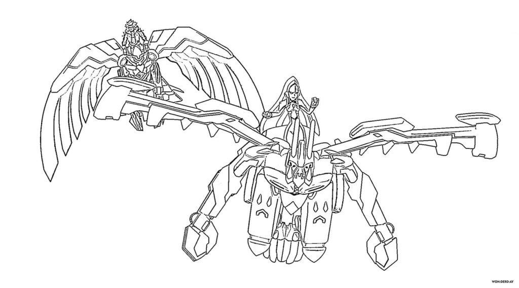 Screechers Wild Coloring Pages. Print for free