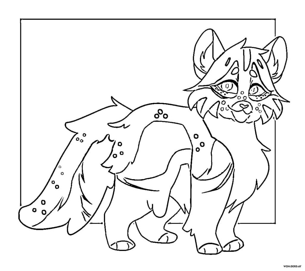 Warriors Cats Coloring pages. 90 Free printable Coloring Pages