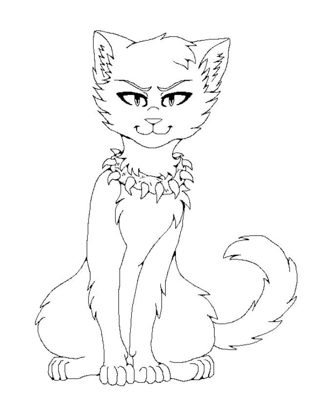 warrior cat scourge coloring pages