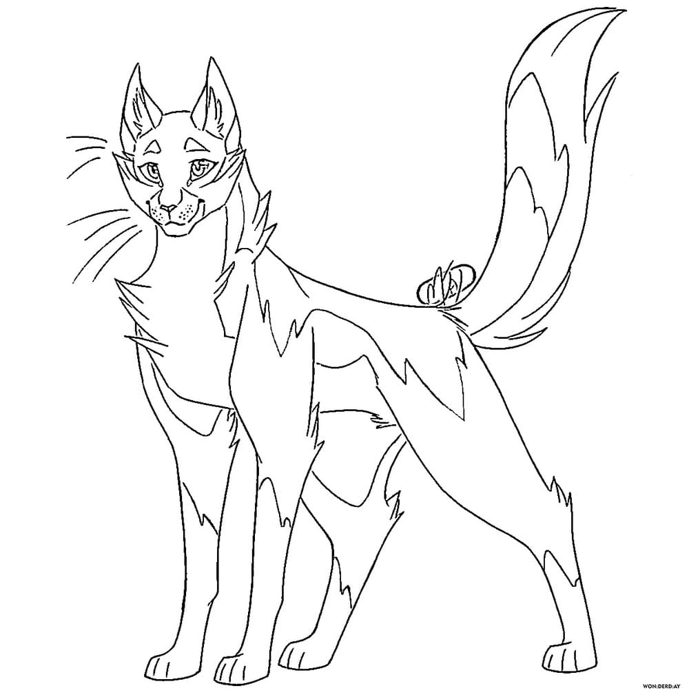 Warriors Cats Coloring pages. 20 Free printable Coloring Pages