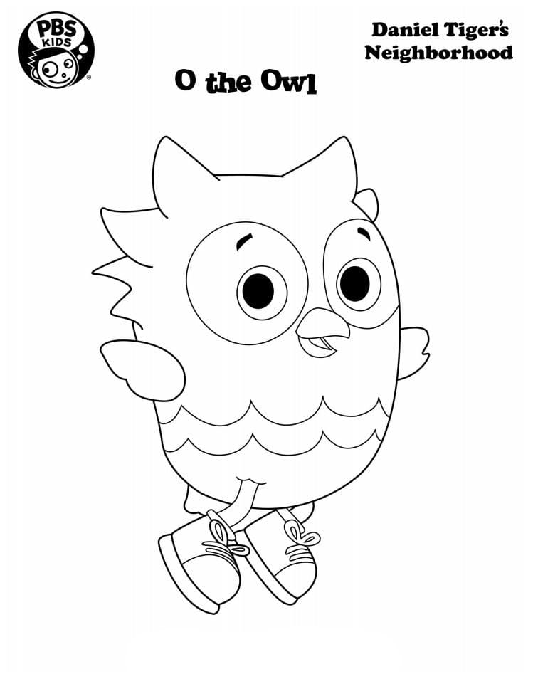 Daniel Tiger's Neighborhood Coloring Pages. Print A4