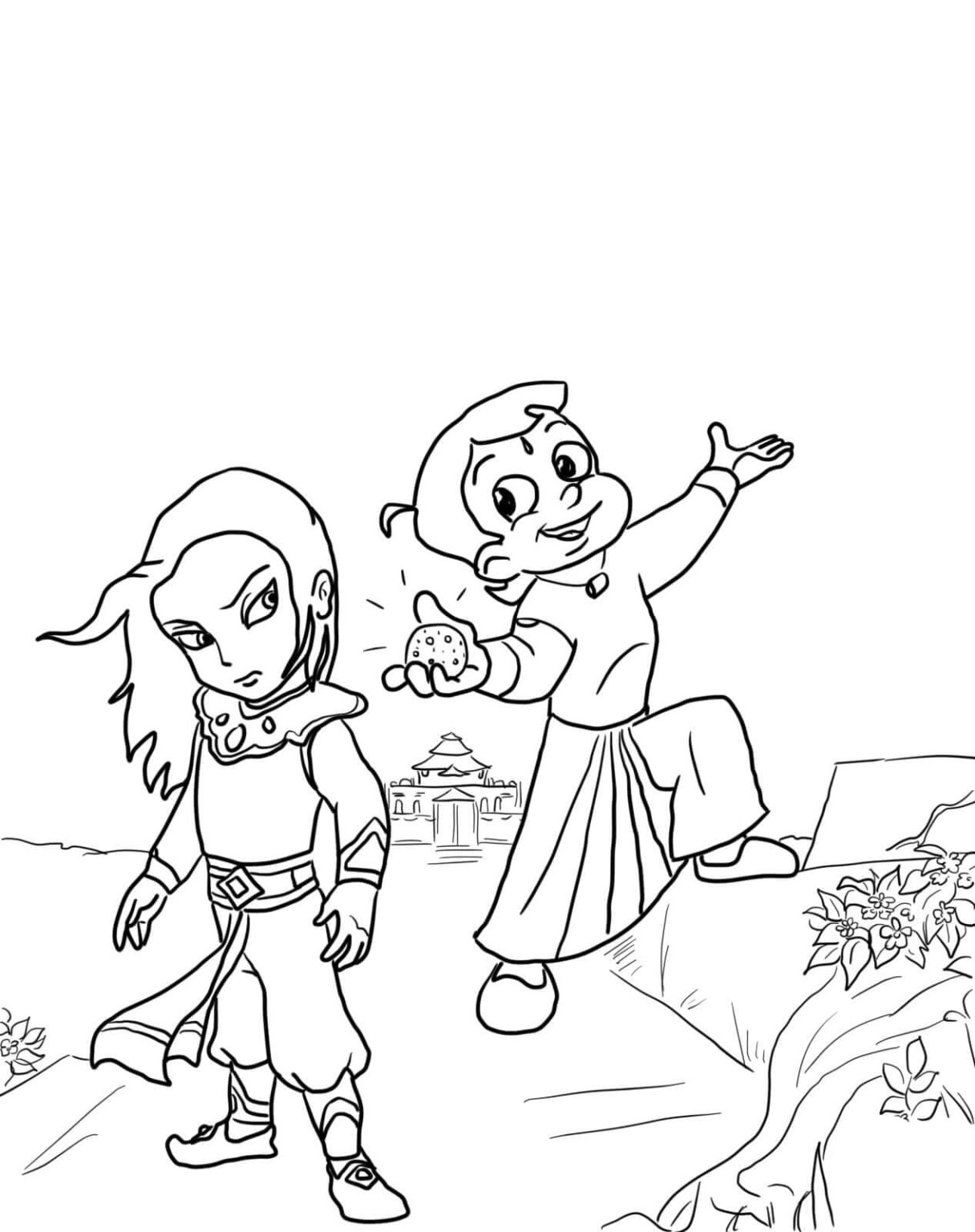 Chotta Bheem Coloring Pages. 55 Images Free Printable