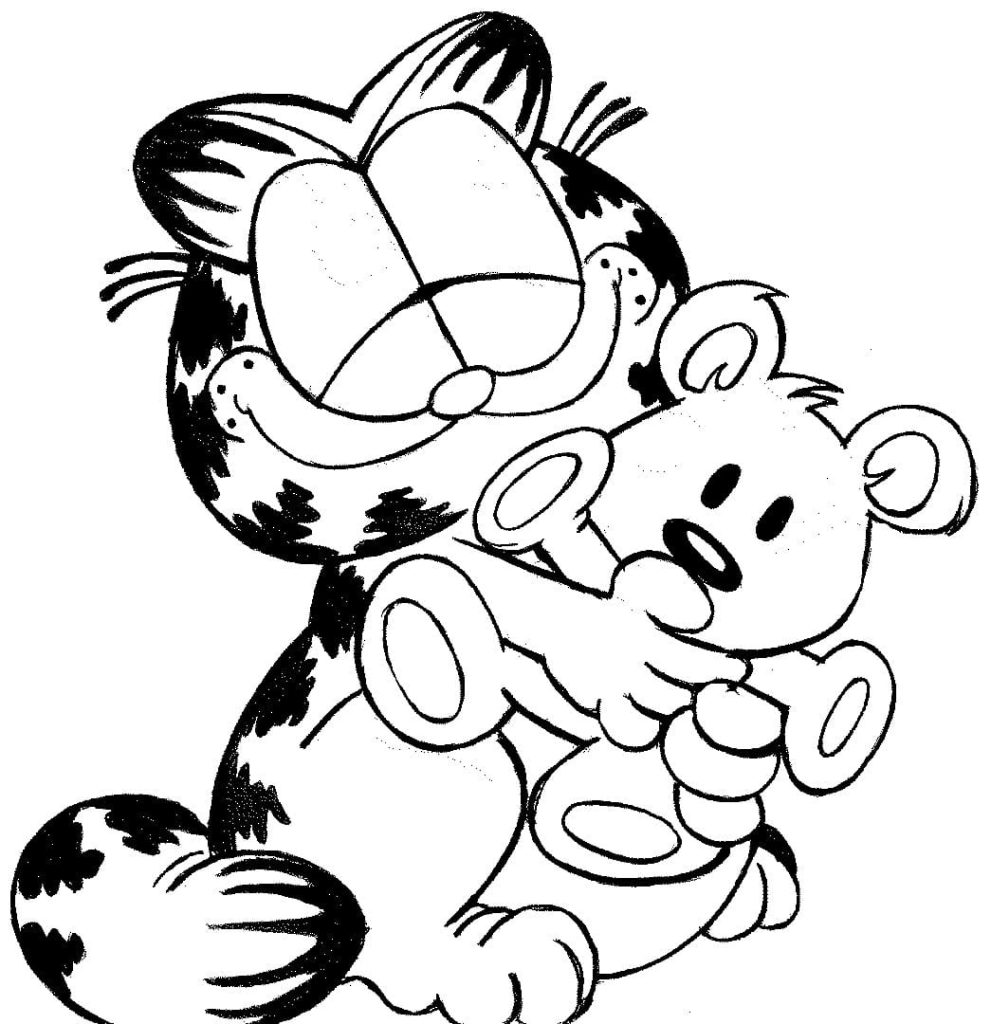 Desenhos de Garfield para colorir. Imprima gratuitamente
