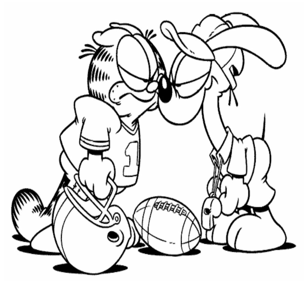 Garfield Coloring Pages. Print for Kids for Free