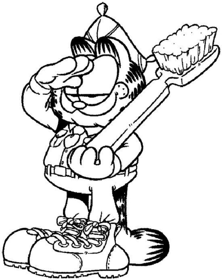 Garfield Coloring Pages. Print for Kids for Free