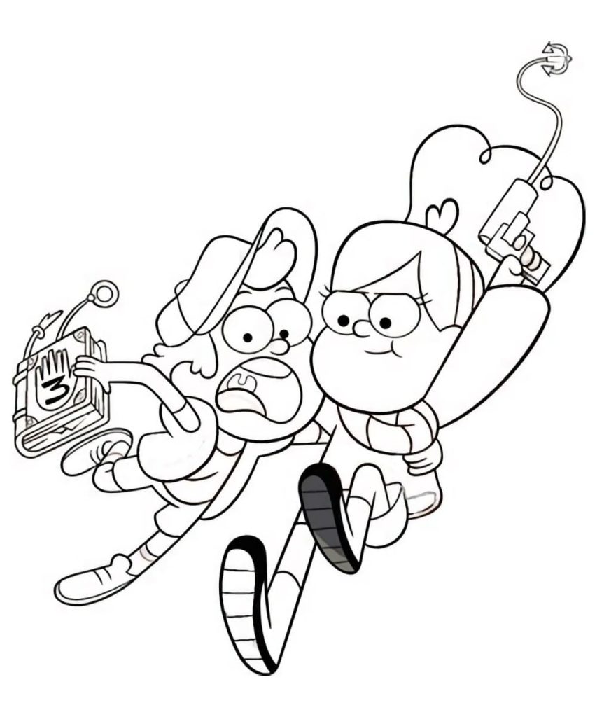 Desenhos de Gravity Falls para Colorir. Imprimir gratuitamente