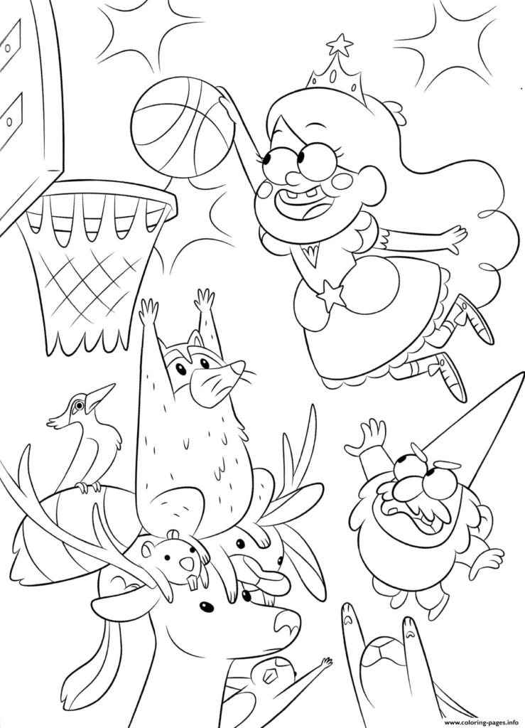Dibujos de Gravity Falls para Colorear (100 Piezas). Imprime gratis