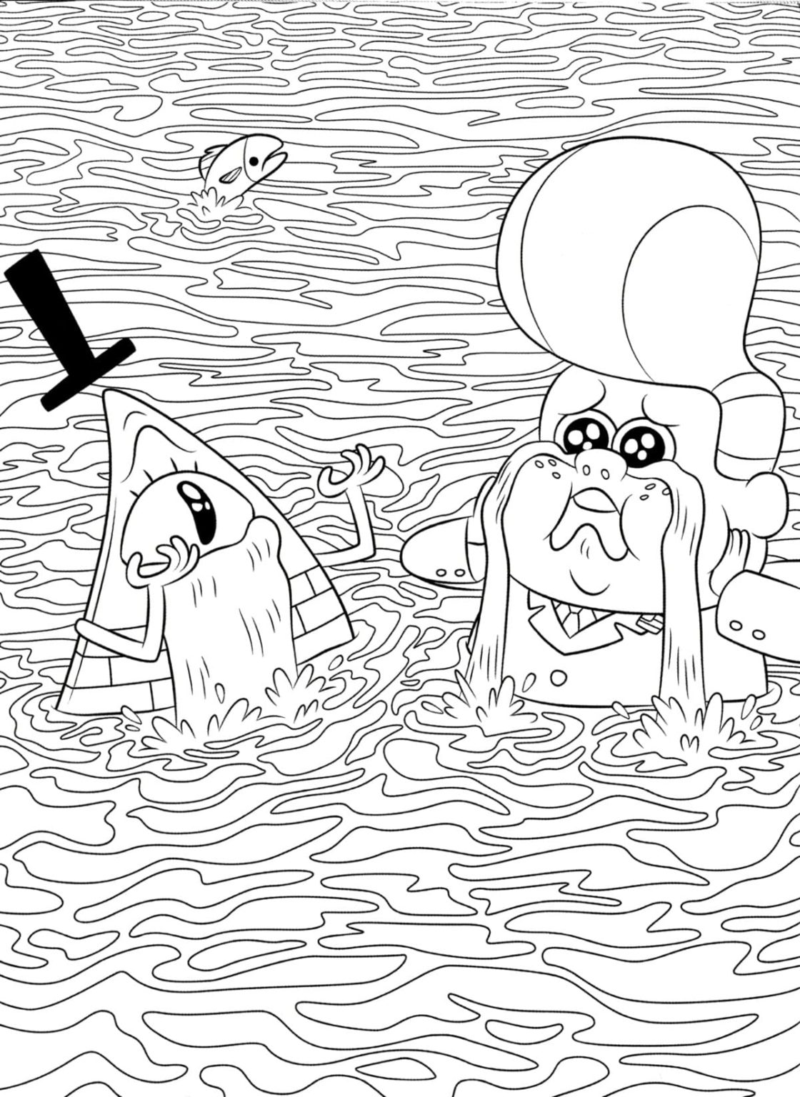 100 Coloriages Gravity Falls. Imprimez gratuitement