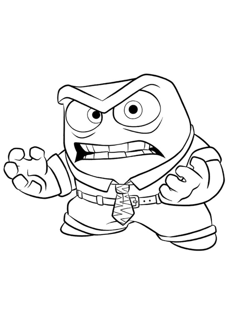 Inside Out Coloring Pages Printable