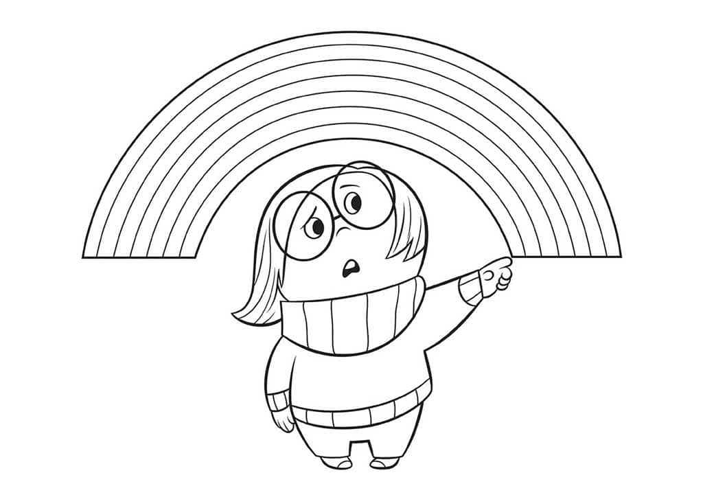 Coloring Pages Inside Out. Print for Kids in format A4