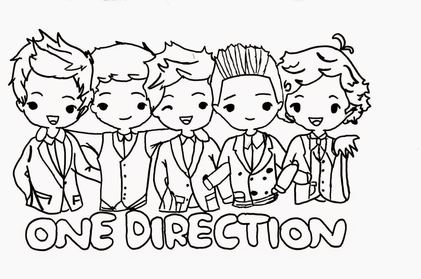 one direction coloring pages harry