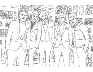 Coloring pages One Direction. Download and Print for Free