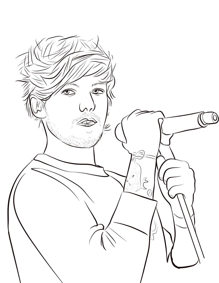 one direction coloring pages 2022
