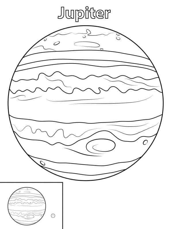 Dibujos de Planetas para colorear (90 Piezas). Imprima gratis