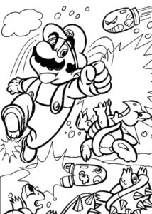 100 Coloring Pages Mario | Free Printable Coloring Pages