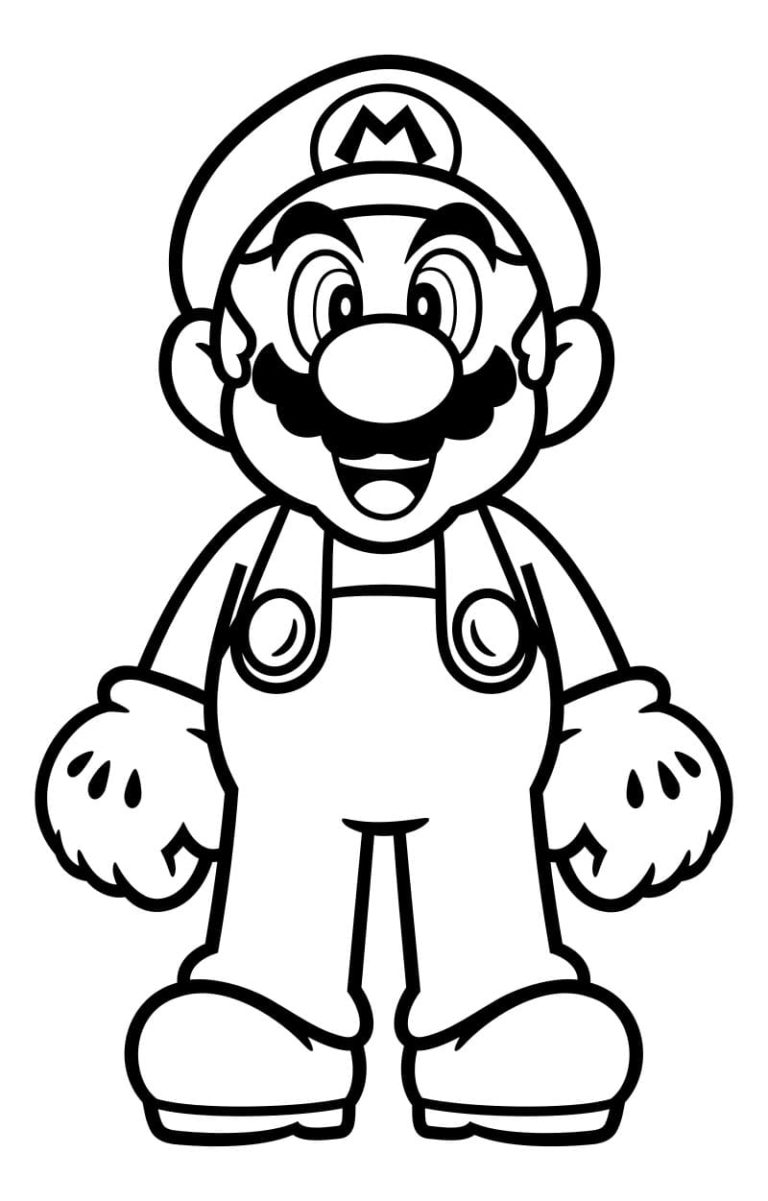100 Coloring Pages Mario for Free Print | Mario and Luigi Coloring Pages