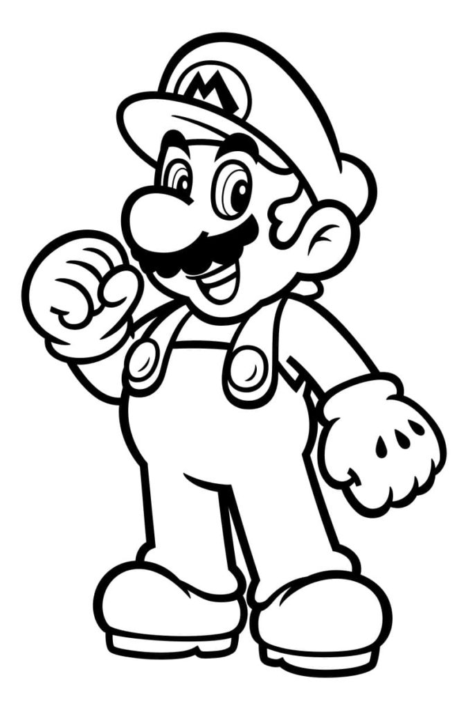 100 coloring pages mario for free print  mario and luigi