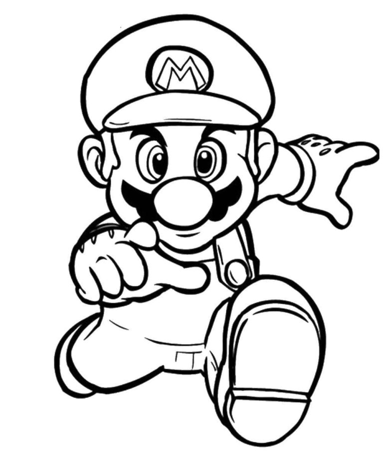 100 Coloring Pages Mario | Free Printable Coloring Pages