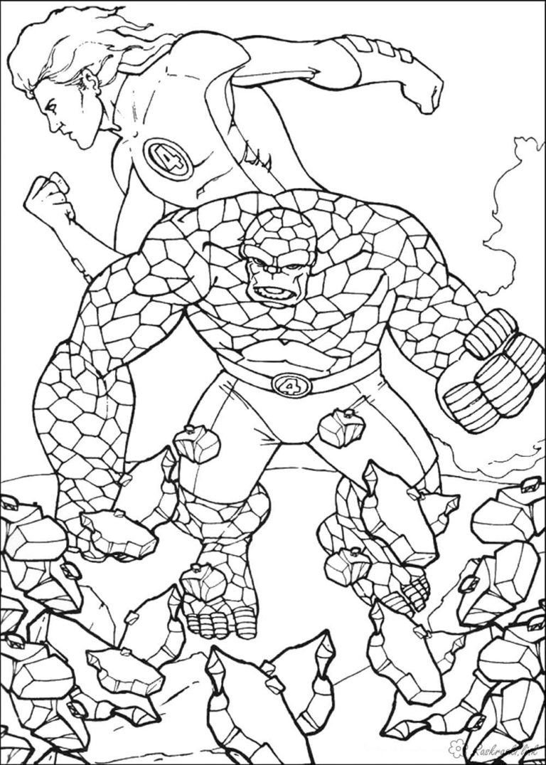 100 Dibujos de Superhéroes para Colorear. Imprime gratis