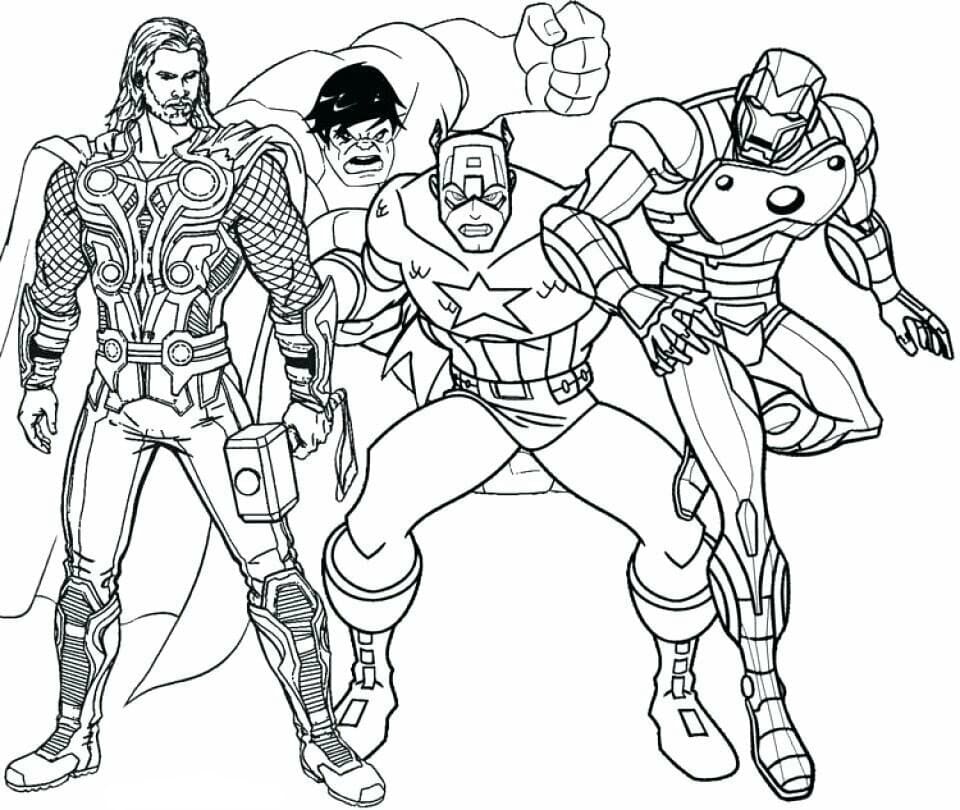 Superheroes Coloring Pages. Large Printable Collection