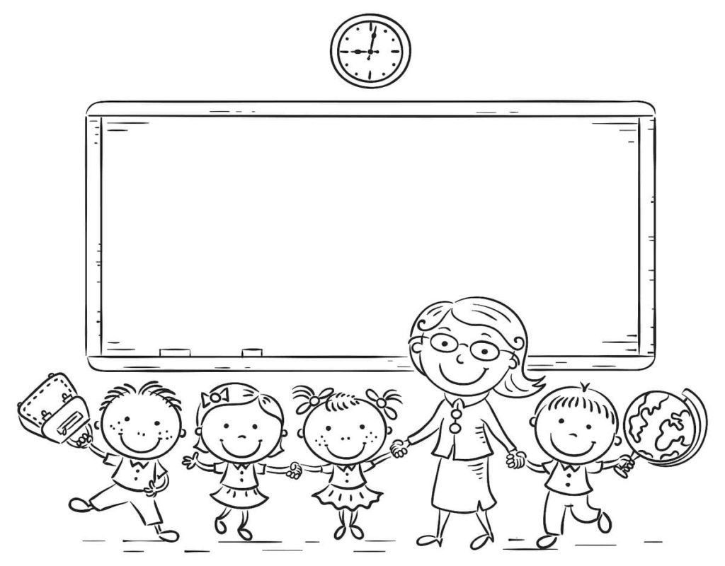 Back to School Coloring Pages. Free 65 Printable Images